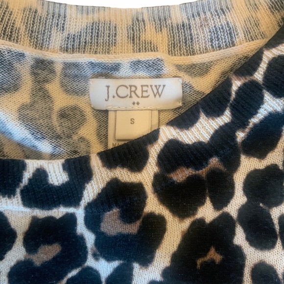 J. Crew Cheetah Leopard Sweater Size Small - Picture 10 of 10